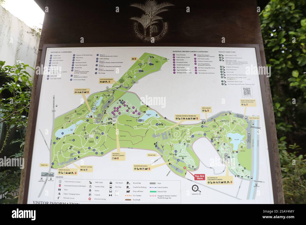 Singapore Botanic Gardens Stockfoto