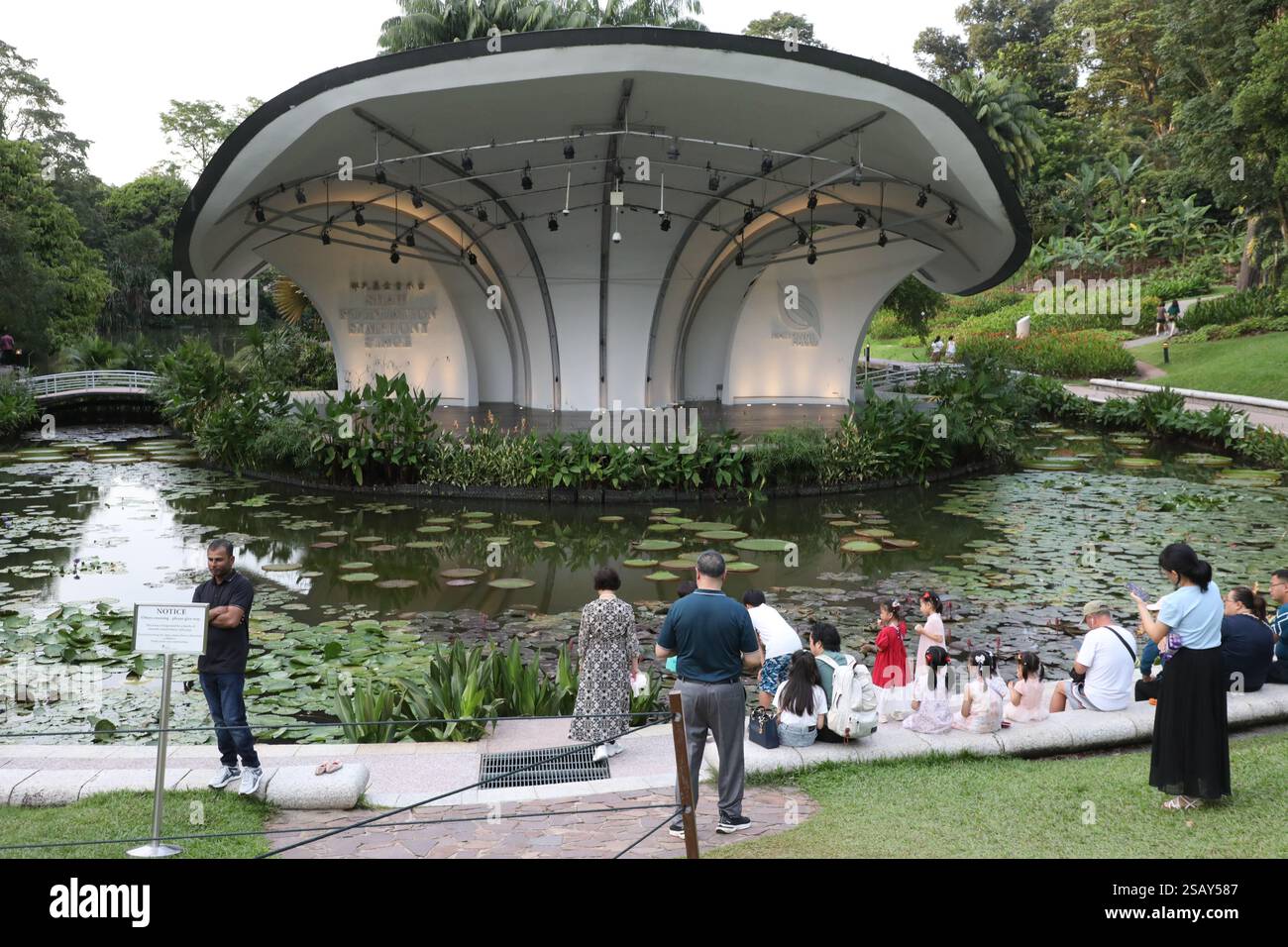 Singapore Botanic Gardens Stockfoto