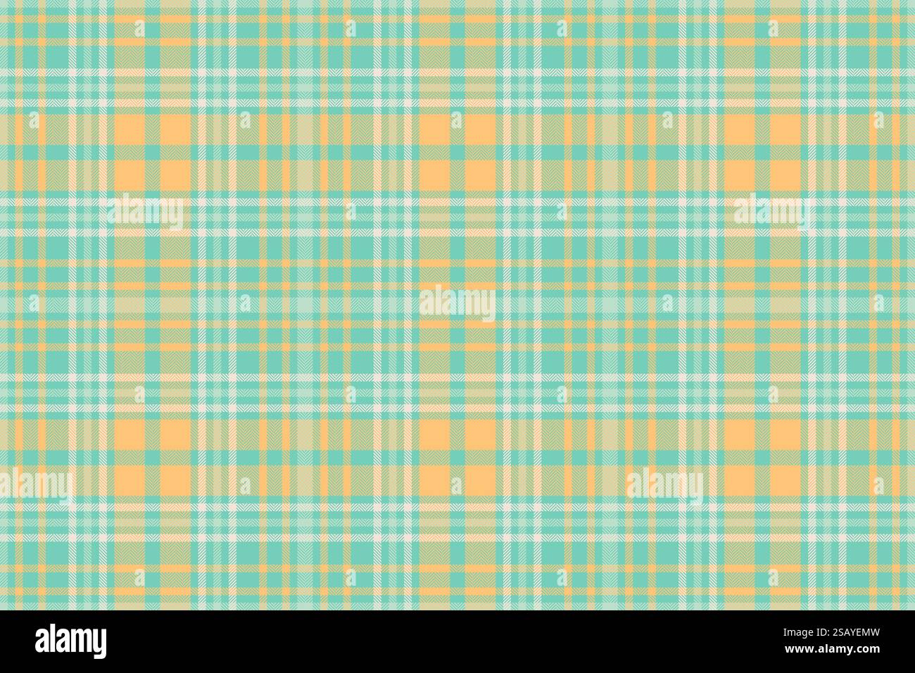Inländische Vektor-Hintergrund-Check, subtiles nahtloses Tartan-Textil. Druckstoff mit Karomuster in der Farbpalette Petrol und Orange. Inländische Vektor-Hintergrund-Check, subtiles nahtloses Tartan-Textil. Druckstoff mit Karomuster in Petrol und Orange. Stock Vektor