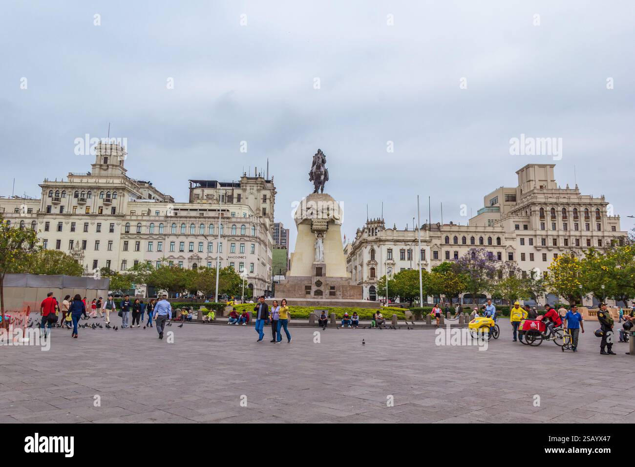 San Martin Square - Lima, Peru Stockfoto
