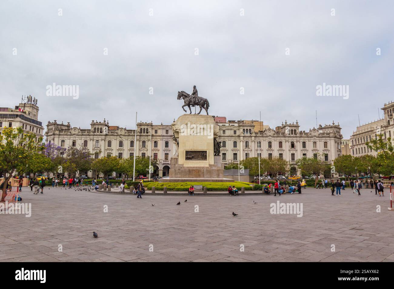 San Martin Square - Lima, Peru Stockfoto