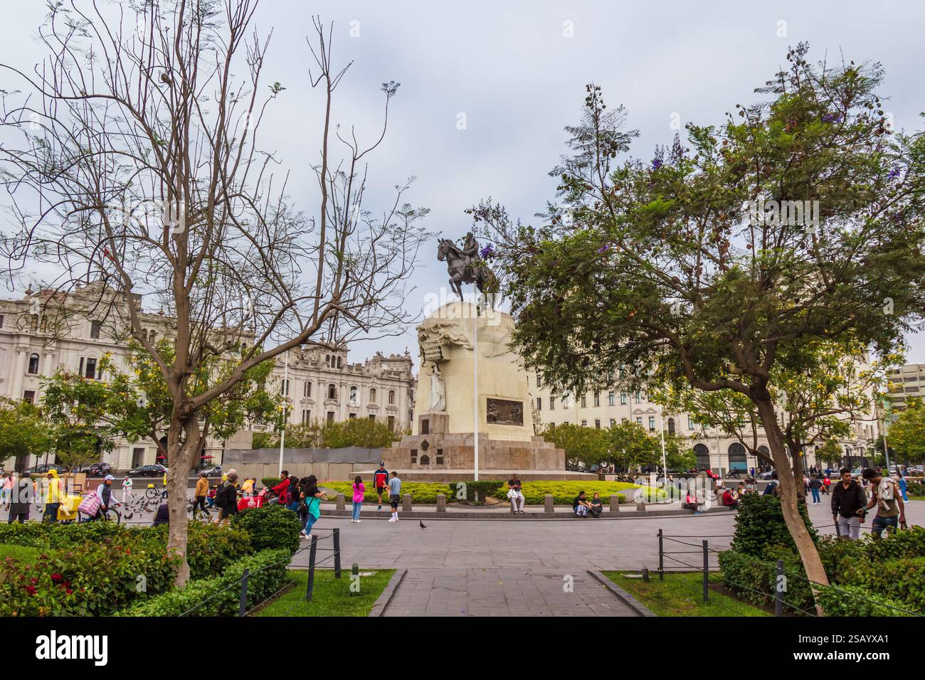 San Martin Square - Lima, Peru Stockfoto