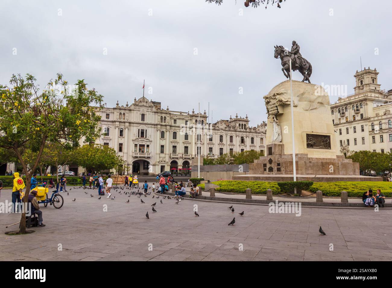 San Martin Square - Lima, Peru Stockfoto