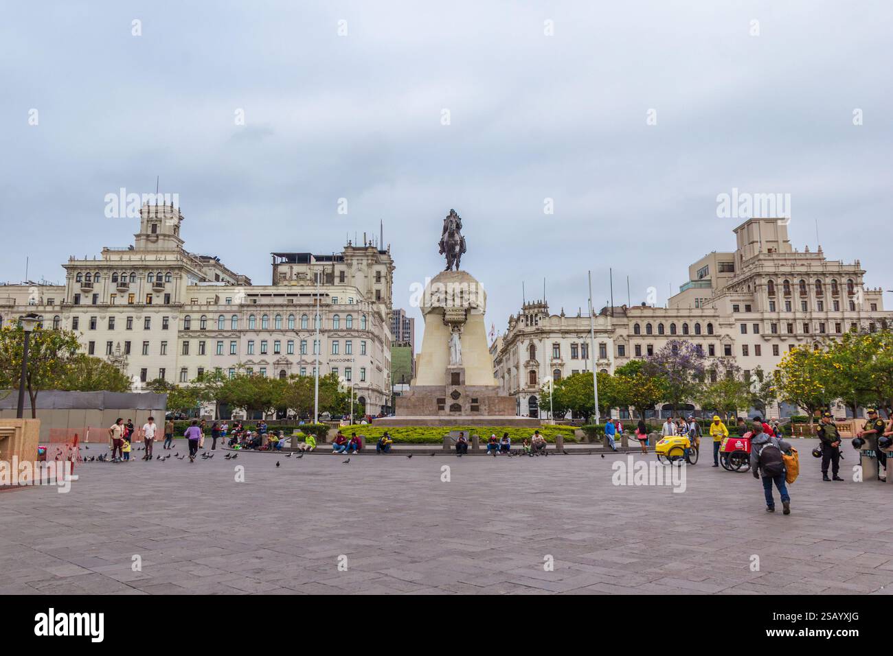 San Martin Square - Lima, Peru Stockfoto