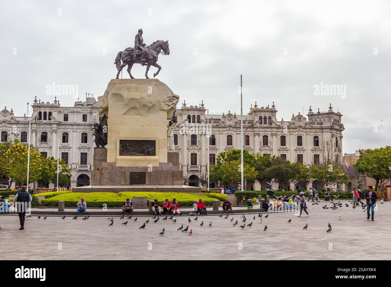 San Martin Square - Lima, Peru Stockfoto