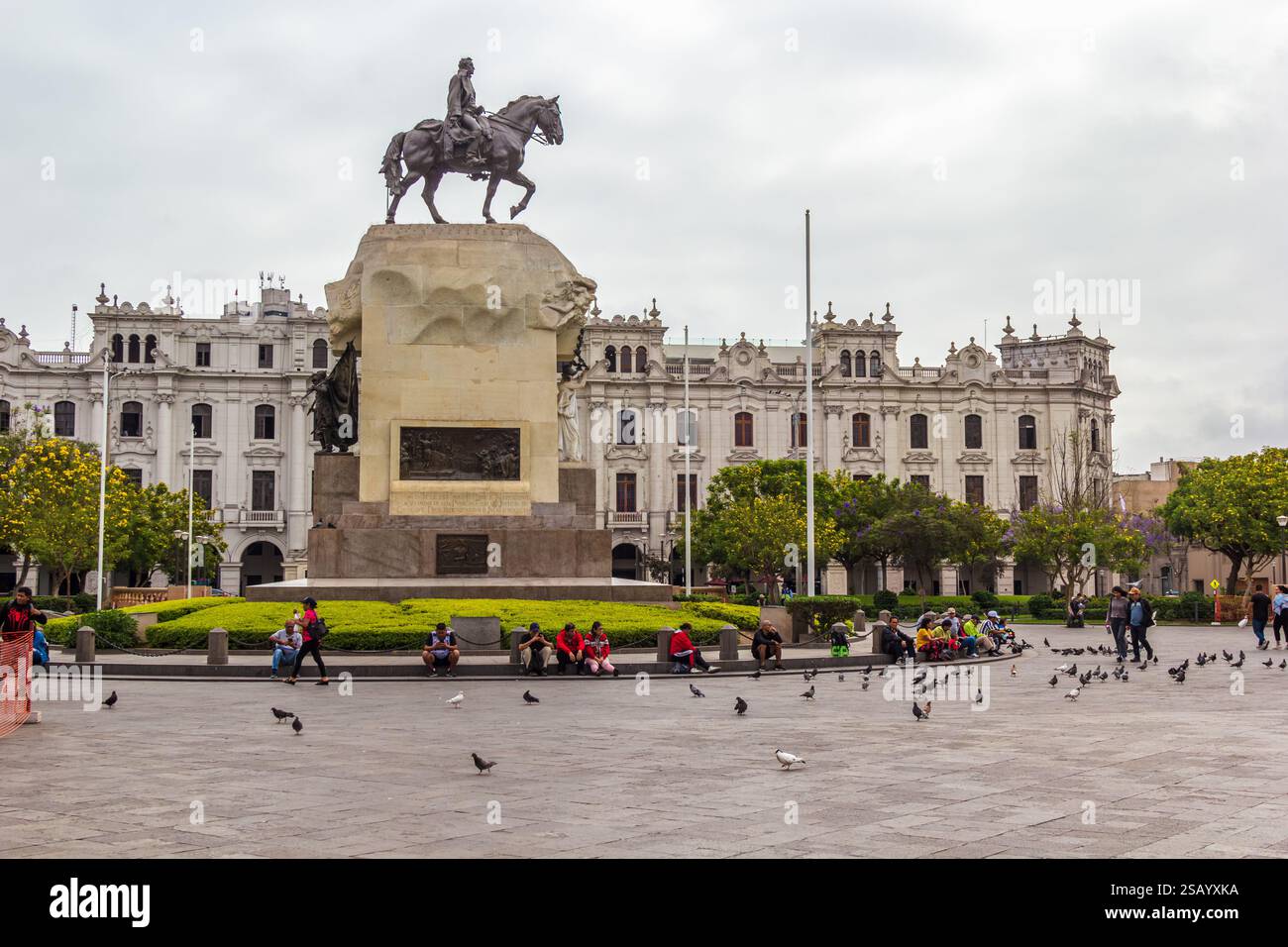 San Martin Square - Lima, Peru Stockfoto