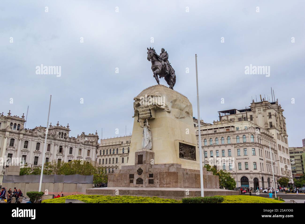 San Martin Square - Lima, Peru Stockfoto