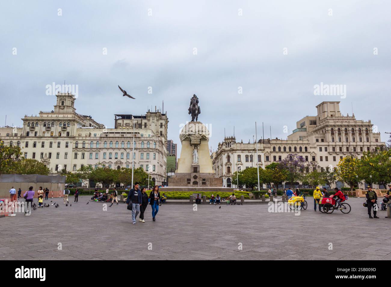 San Martin Square - Lima, Peru Stockfoto