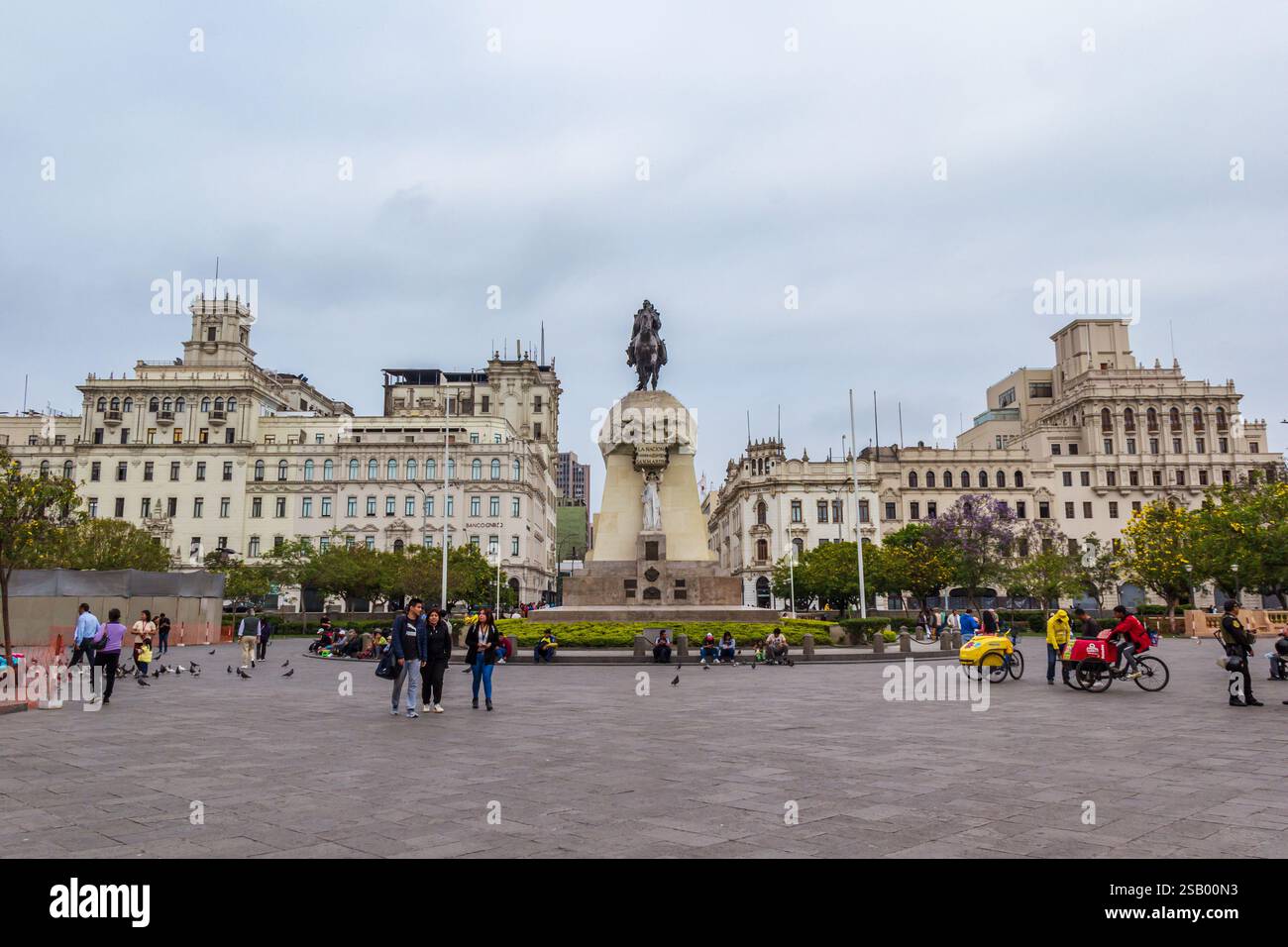 San Martin Square - Lima, Peru Stockfoto