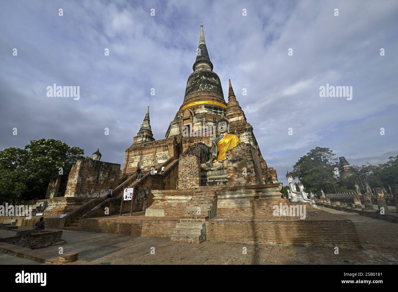 Wat Yai Chai Mongkhon, buddhistischer Tempel, Ayutthaya, Provinz Ayutthaya, Thailand, Asien Stockfoto
