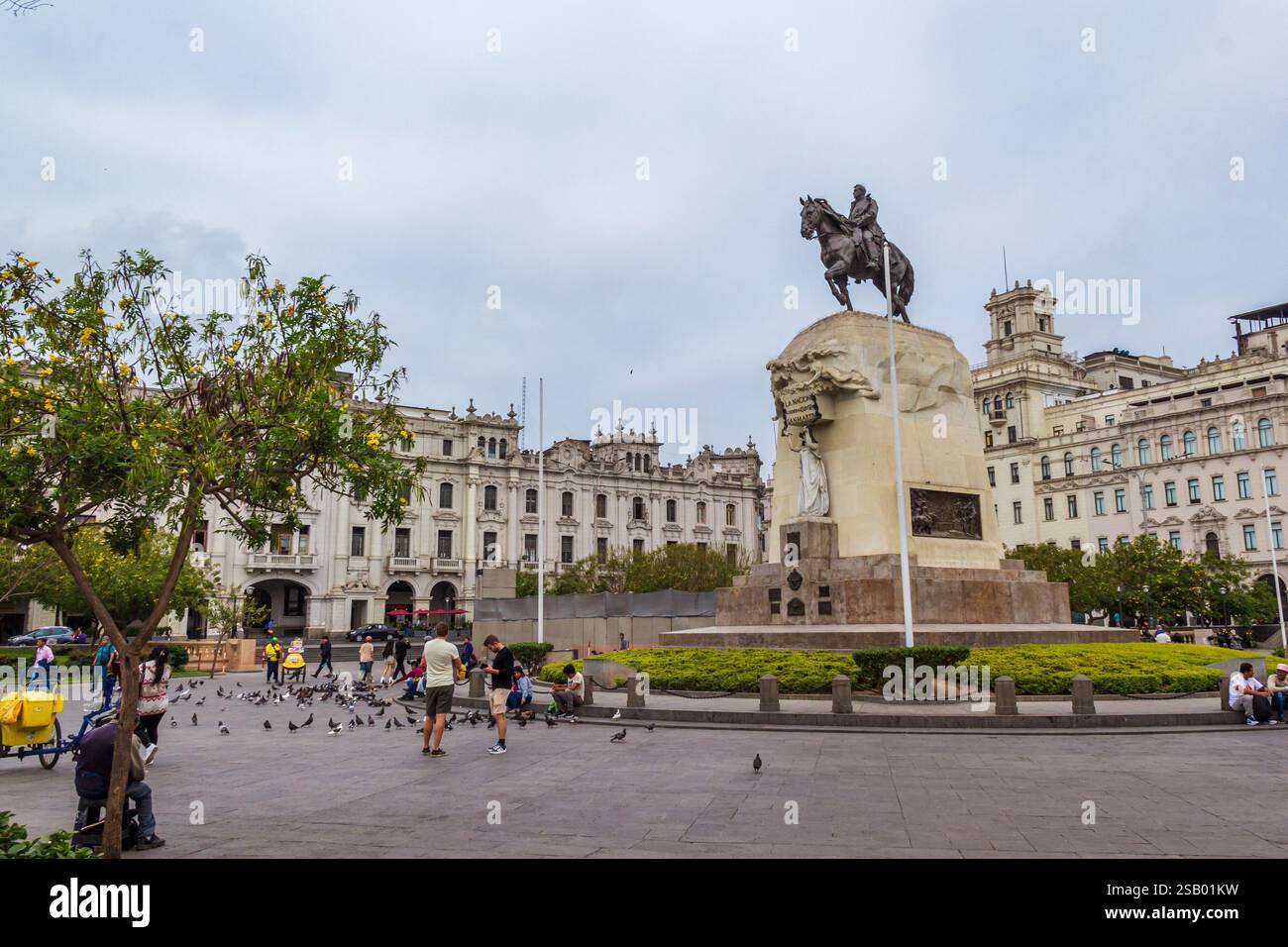 San Martin Square - Lima, Peru Stockfoto