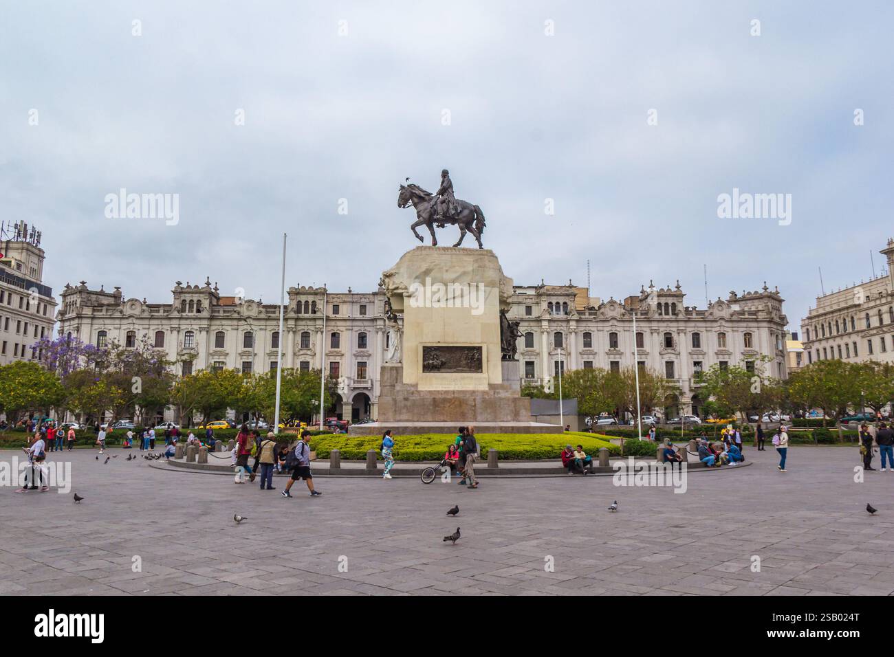 San Martin Square - Lima, Peru Stockfoto