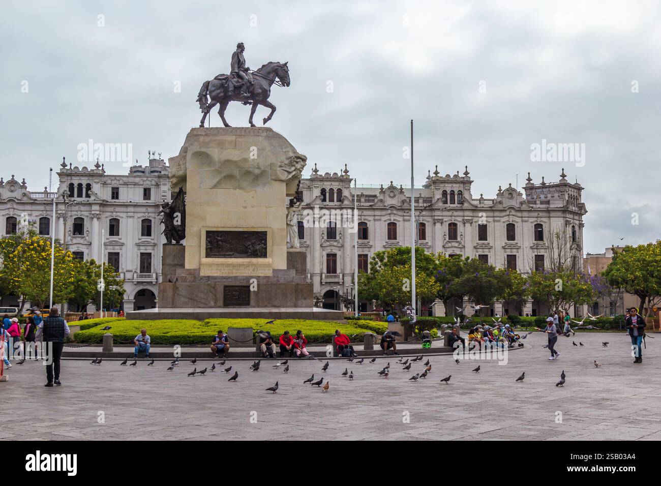 San Martin Square - Lima, Peru Stockfoto