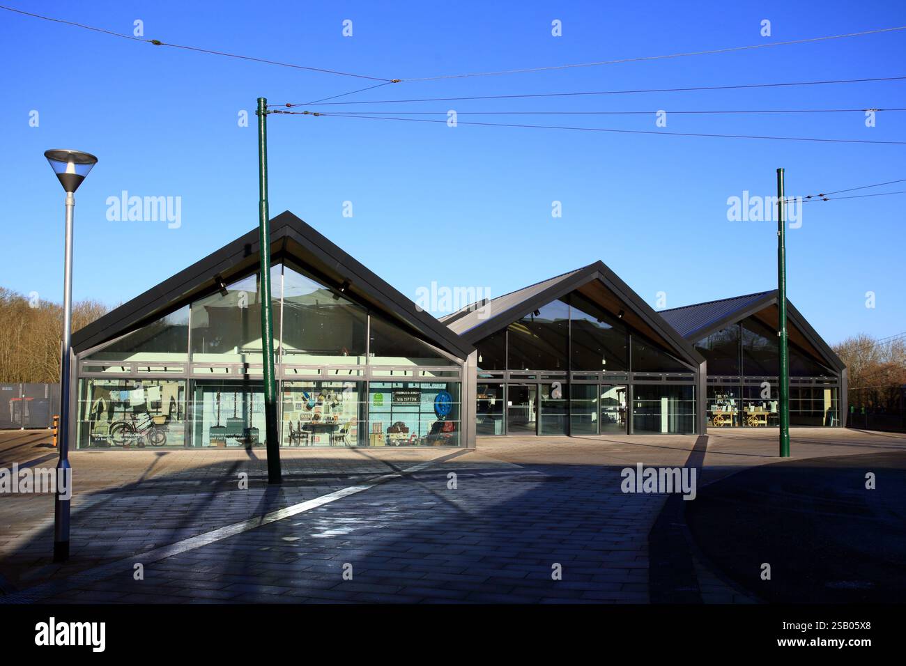 Neuer Eintritt zum Black Country Living Museum in Dudley, West midlands, England, Großbritannien. Stockfoto