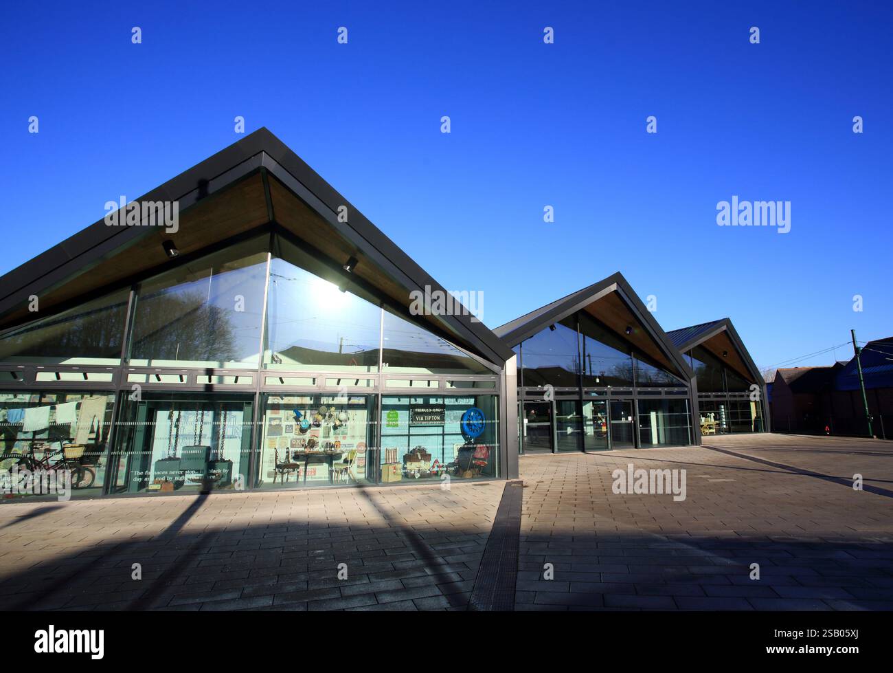 Neuer Eintritt zum Black Country Living Museum in Dudley, West midlands, England, Großbritannien. Stockfoto