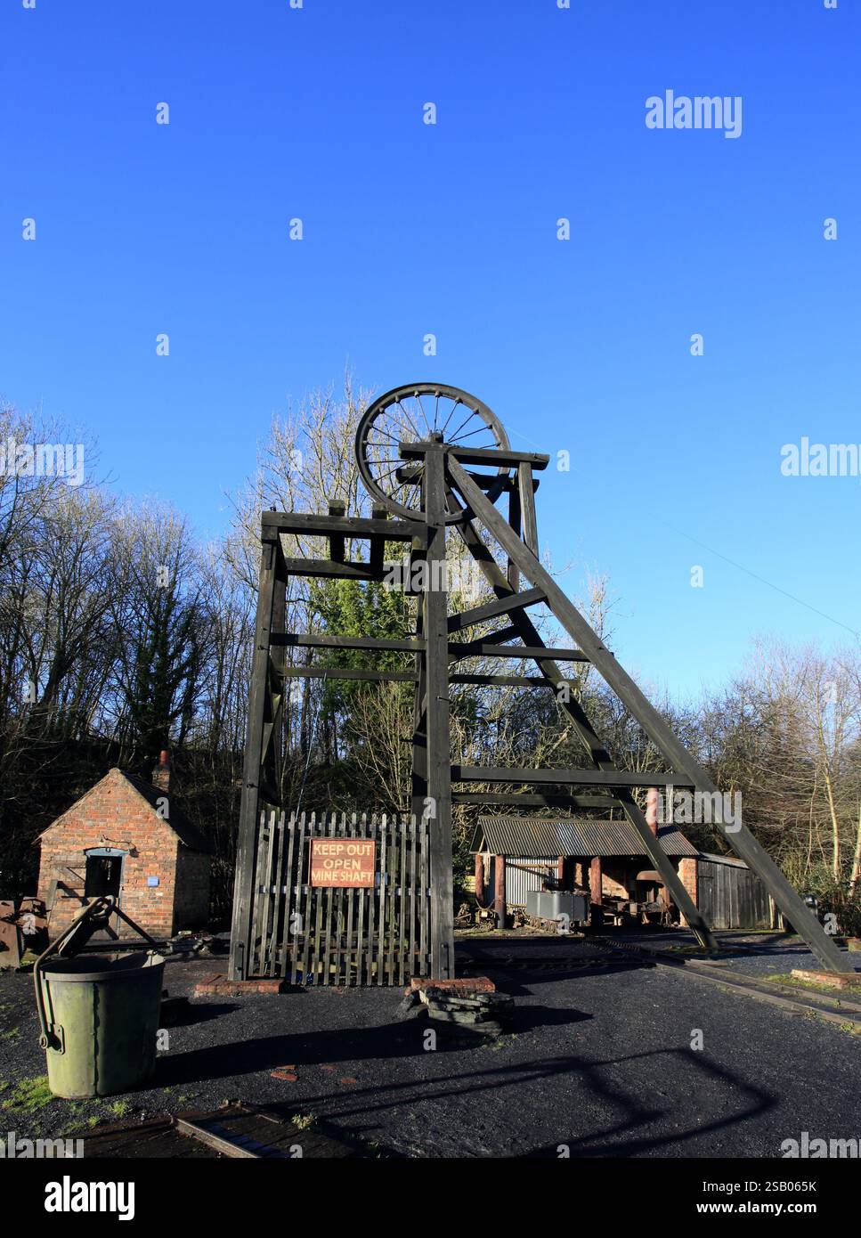 Rennbahn im Black Country Living Museum, Dudley, West midlands, England, Großbritannien. Stockfoto