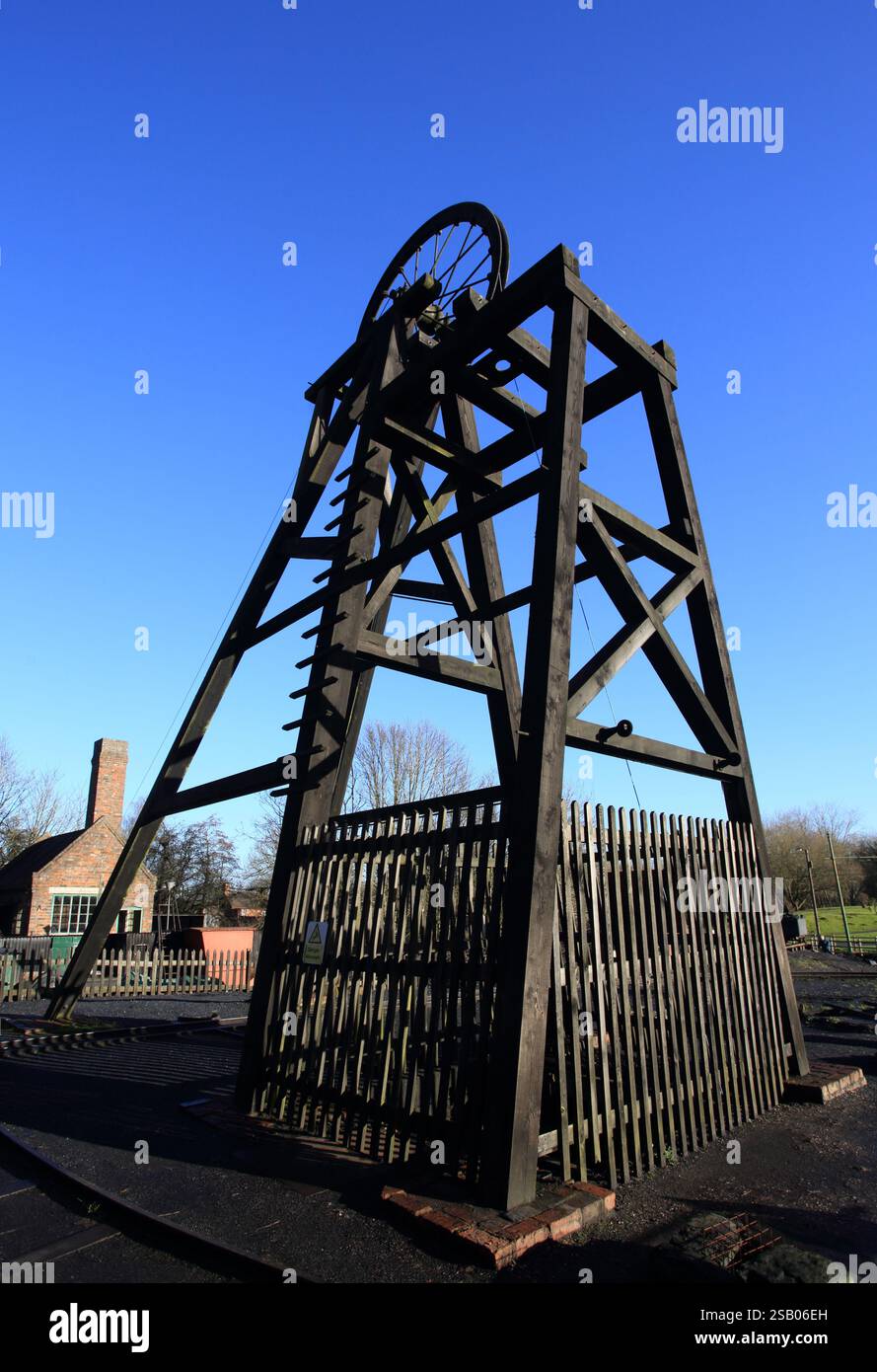 Rennbahn im Black Country Living Museum, Dudley, West midlands, England, Großbritannien. Stockfoto