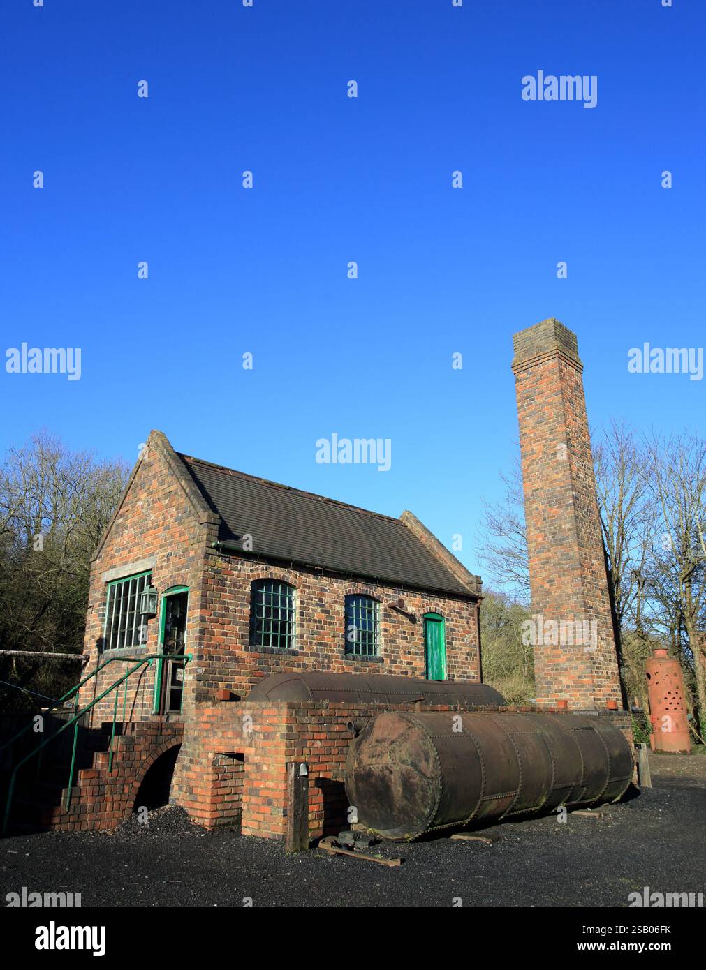 Rennbahn im Black Country Living Museum, Dudley, West midlands, England, Großbritannien. Stockfoto