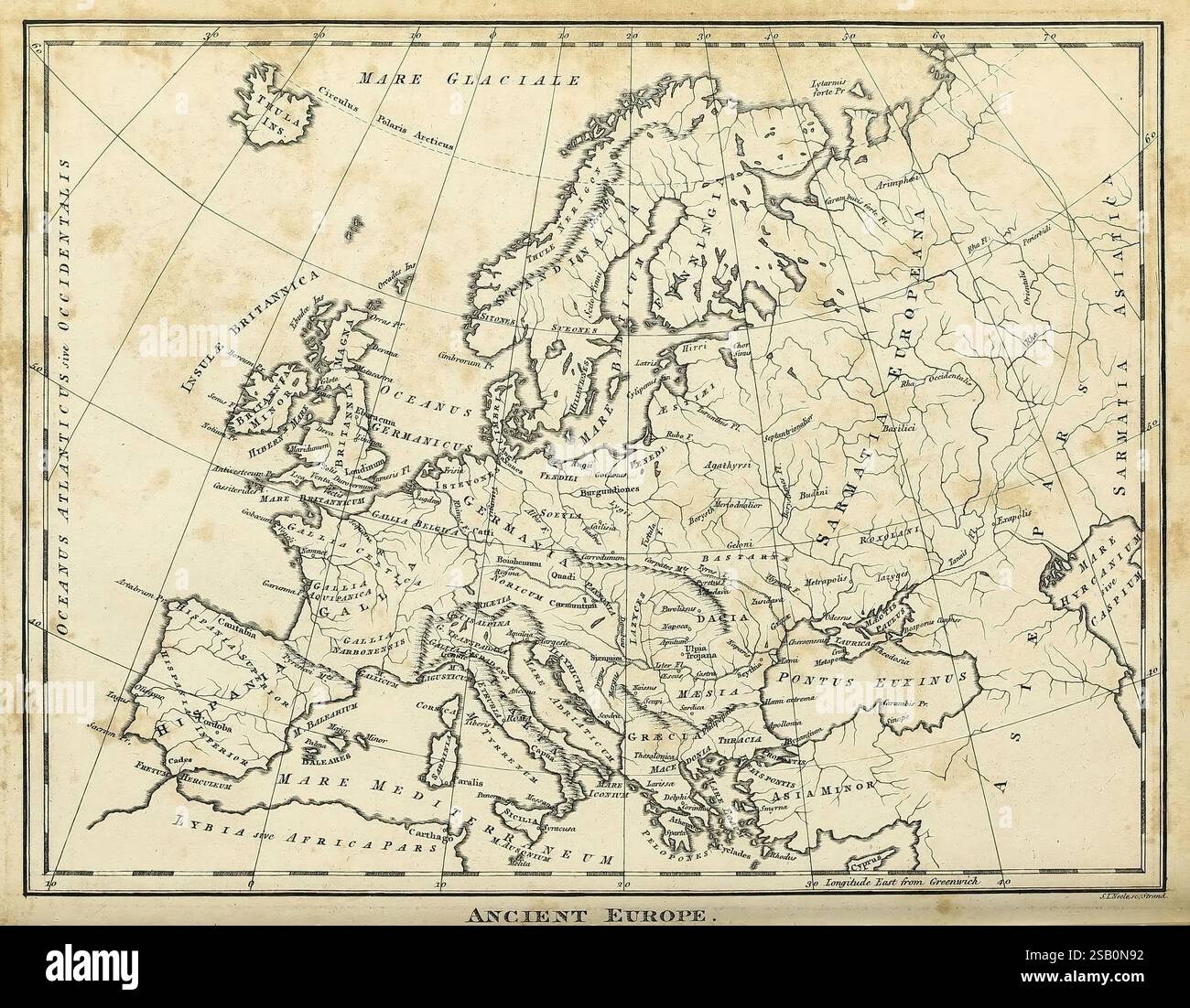 Encyclopaedia Londinensis, oder Universal Dictionary of Arts, Sciences, and Literature London, gedruckt für den Inhaber von J. Adlard, verkauft im Encyclopaedia Office von J. White und Champante and Whitrow, 1810–1829. Enzyklopädien und Wörterbücher, Mollusken, Bildwerke Stockfoto