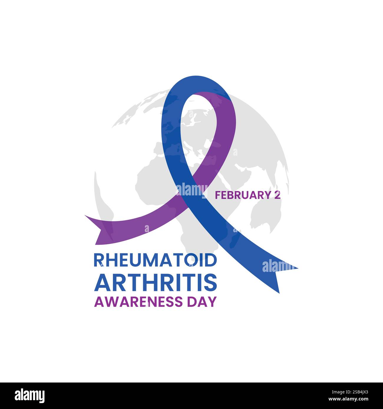 Rheumatoid Arthritis Awareness Day Vektor Illustration. Vektor-Illustration zum Thema Rheumatoid Arthritis Awareness Day, der jedes Jahr beobachtet wird Stock Vektor
