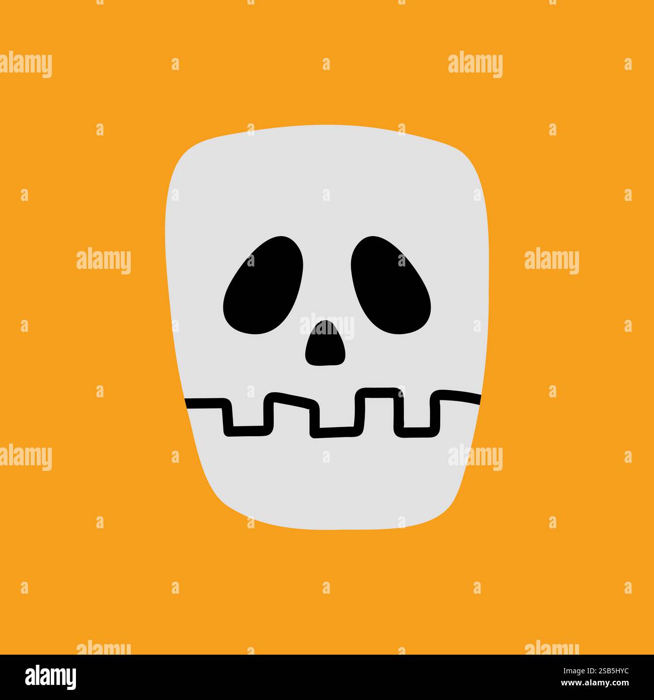 Illustration Vektorgrafik des Piratensymbols. Passend für Piratenfahne, Abenteuer, Gefahr usw. Vektorabbildung Stock Vektor
