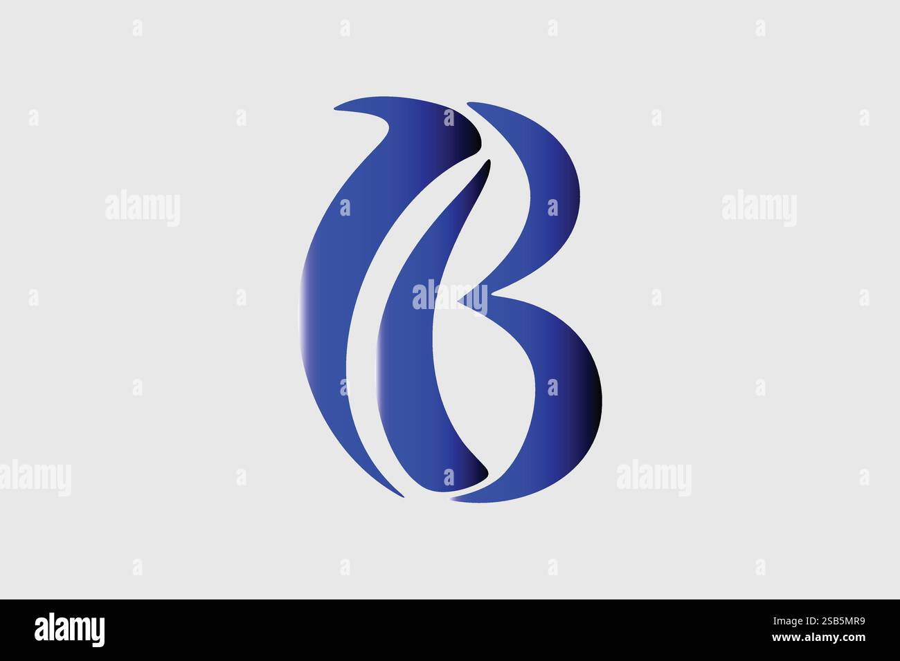 B Logo Design Professional & Unique Stock Vektor