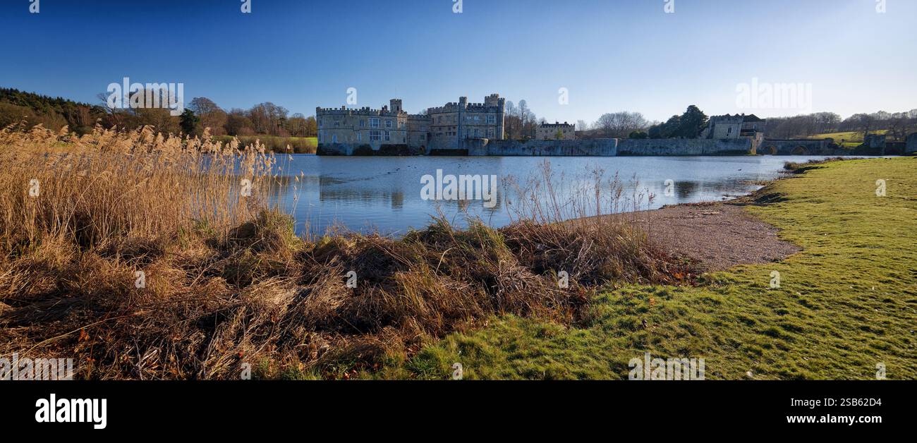 Leeds Castle in Kent, Großbritannien Stockfoto