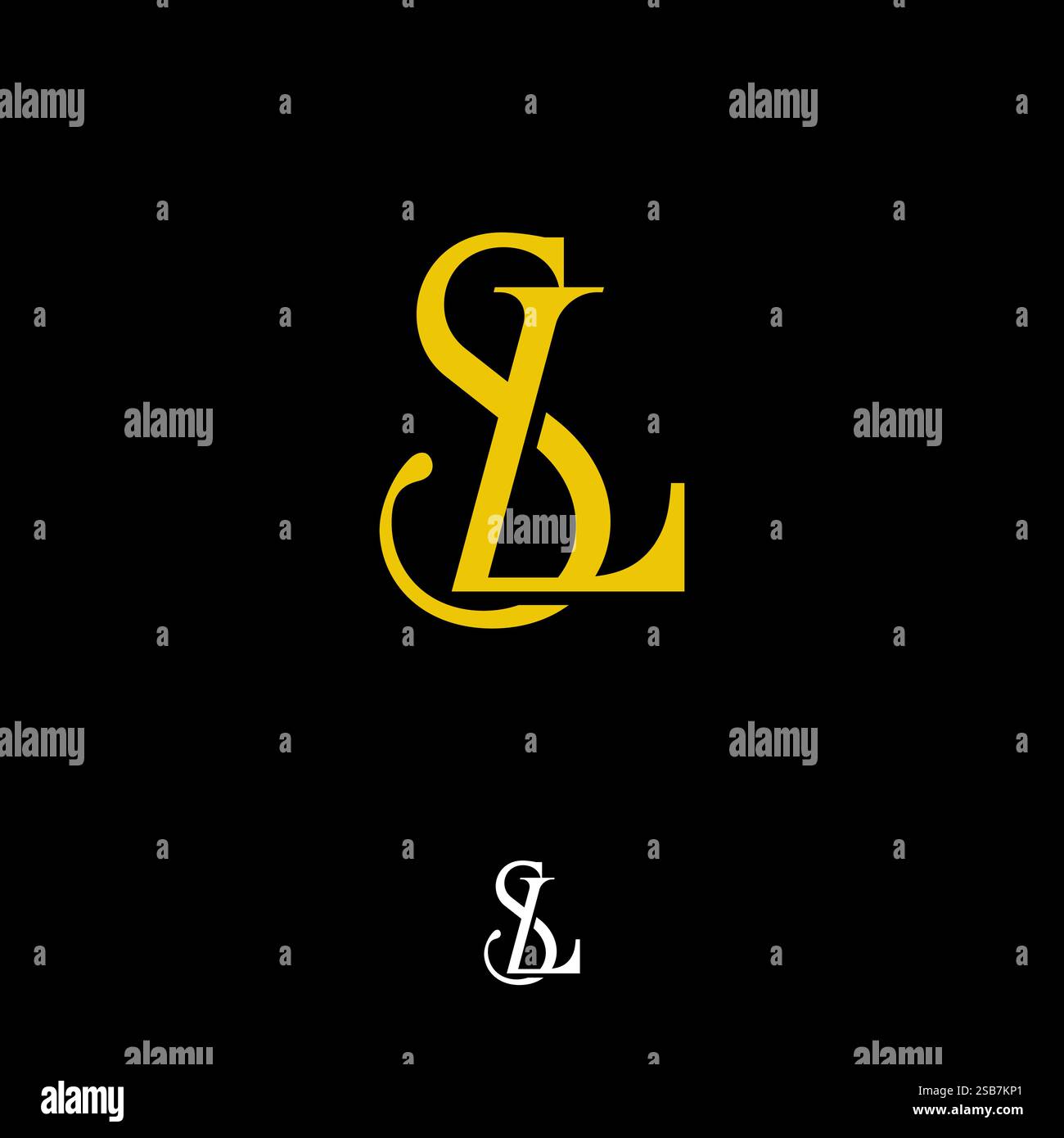 Kreatives goldenes elegantes Logo Tepmlate , kreatives neues, ursprüngliches Letzteres S-Logo-Design mit Monogramm-Letzteres-Logo und goldener Farbe Stock Vektor