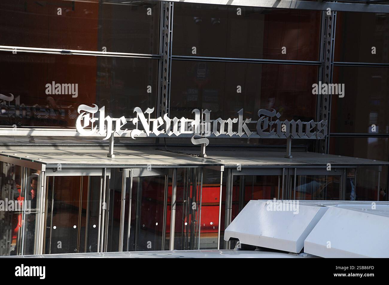 MANHTTAN/NEW YORK CITY / NEW YORK /USA/04.JUNI 2018 das Gebäude der New York Times in Manhattan New Yrok City. . Foto. Francis Dean / Deanpictures. Stockfoto