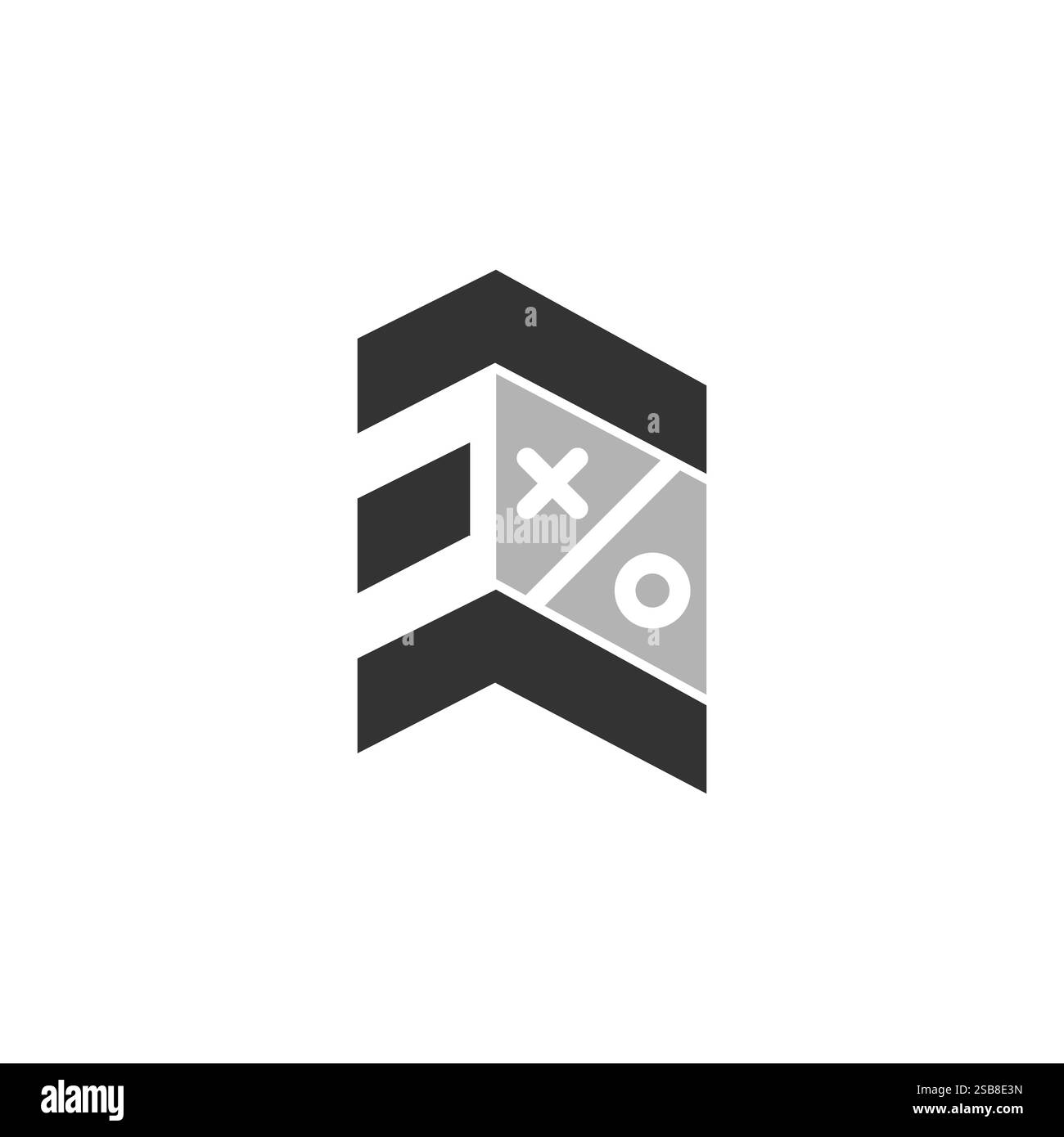 Taktisches Symbol für Plan, Erfolgsstrategie für Zielziel, Schrittplanung, dünnes Liniensymbol auf weißem Hintergrund - bearbeitbare Strichvektorillustration Stock Vektor