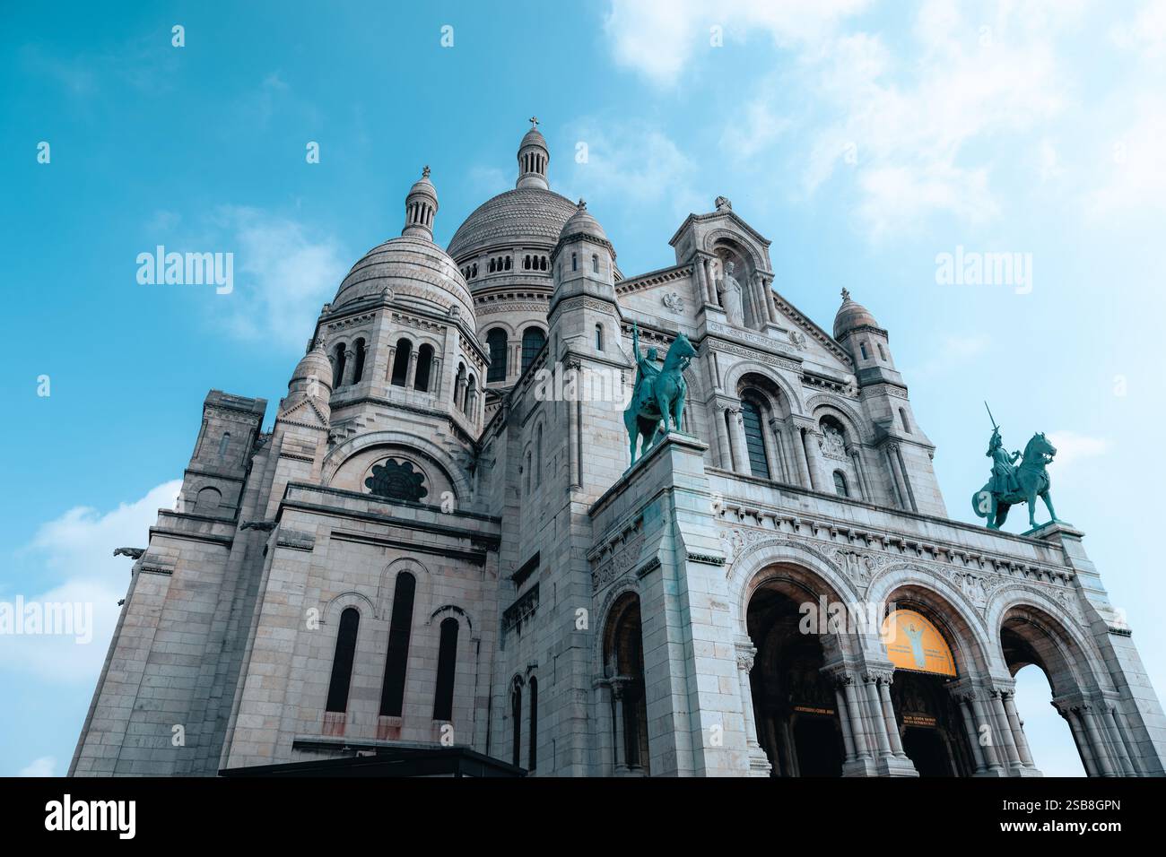 Basilique du Sacré-Cœur de Montmartre, Paris Stockfoto