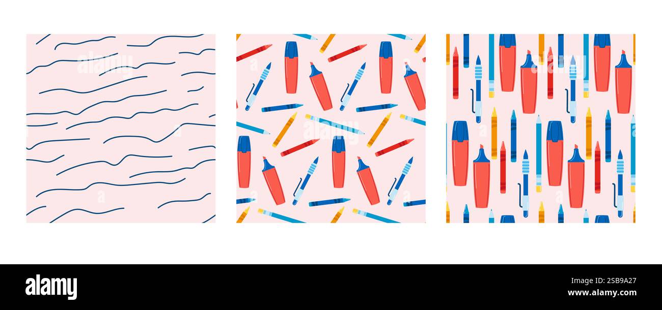 Farbenfroher, nahtloser Vektormuster Stock Vektor