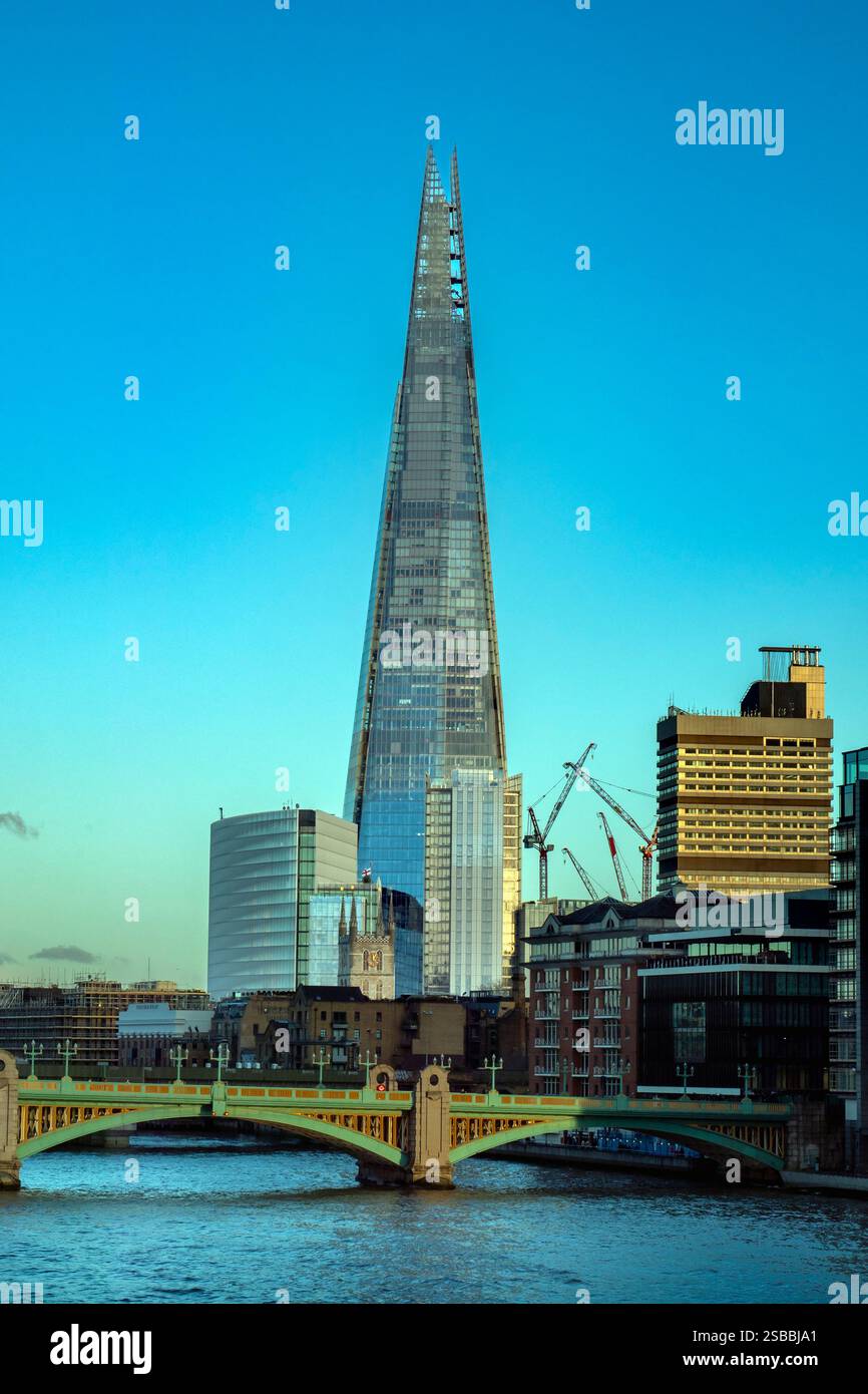 Die Shard Bridge, auch bekannt als Shard London Bridge, Bermondsey, London. Das Höchste Gebäude Von Britains Stockfoto