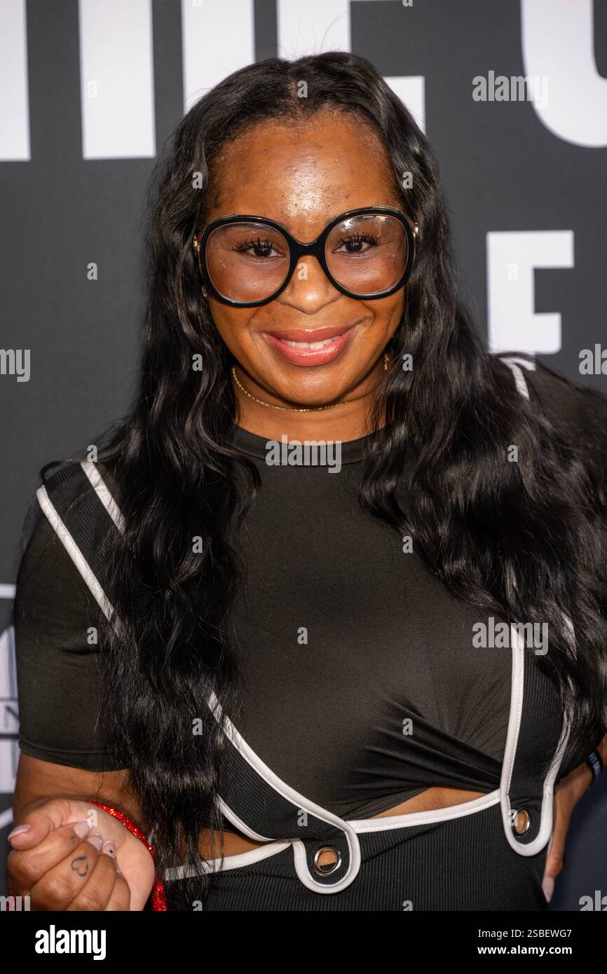 Los Angeles, Usa. Februar 2025. Der Künstler Kween nimmt an der Godfather Entertainment Teil und präsentiert die Pre-Grammys The Global Affair Benefit Gala 2025 im Gravitas Beverly Hills in Los Angeles. (Foto: Eugene Powers/SOPA Images/SIPA USA) Credit: SIPA US/Alamy Live News Stockfoto