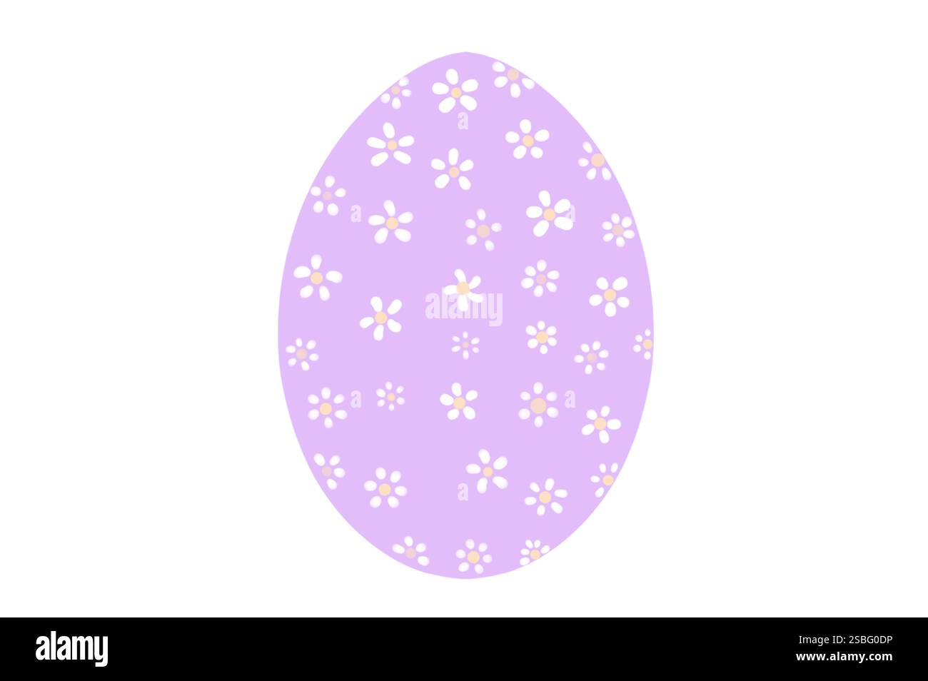 Frohe Ostern. Set Ostereier mit verschiedenen Texturen auf weißem Hintergrund. Frühlingsferien. Abbildung isoliert. Frohe ostereier. Stockfoto