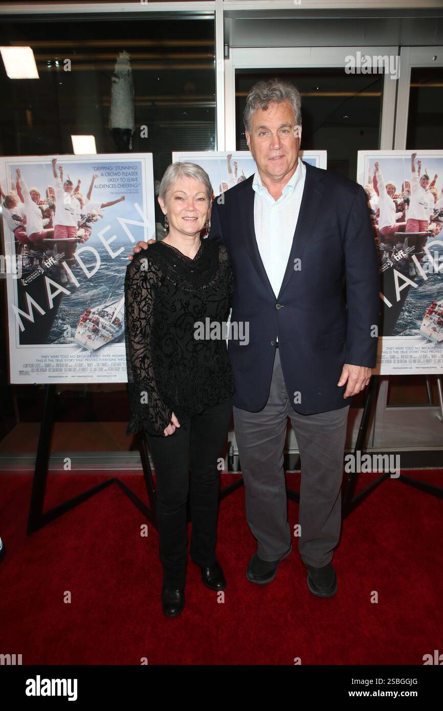 Tracy Edwards und Tom Bernard bei der Filmpremiere „Maiden“, Los Angeles, USA – 14. Juni 2019 Stockfoto