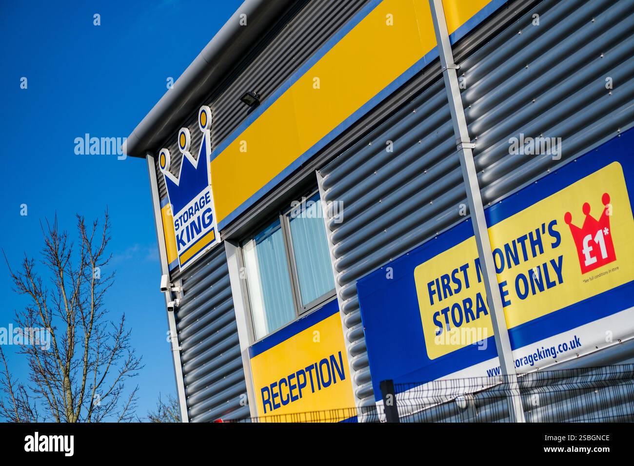 Storage King Self Storage Warehouse, 2. Februar 2025 Stockfoto