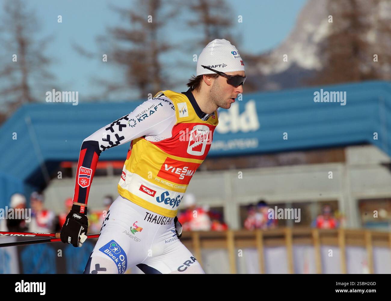  Seefeld, Österreich, 02. Februar 2025: FIS NORDIC COMBINED WORLD CUP Bildidee 