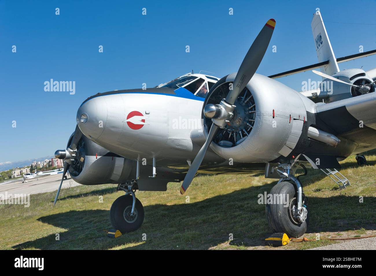Beechcraft C-45 Twin Beech, Fundación Infante de Orleans Stockfoto