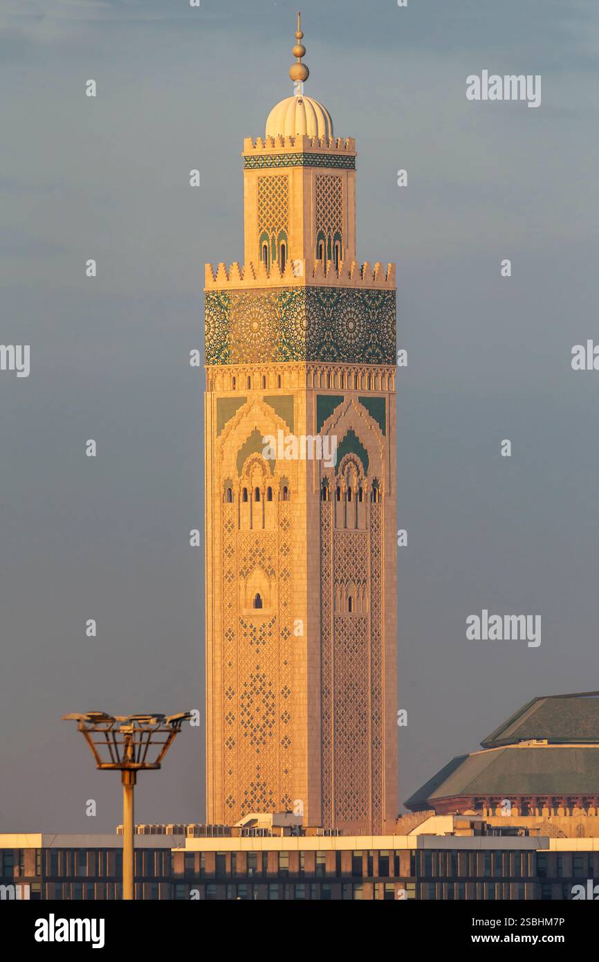 Hassan 11 Moschee in Casablanca, Marokko. Stockfoto
