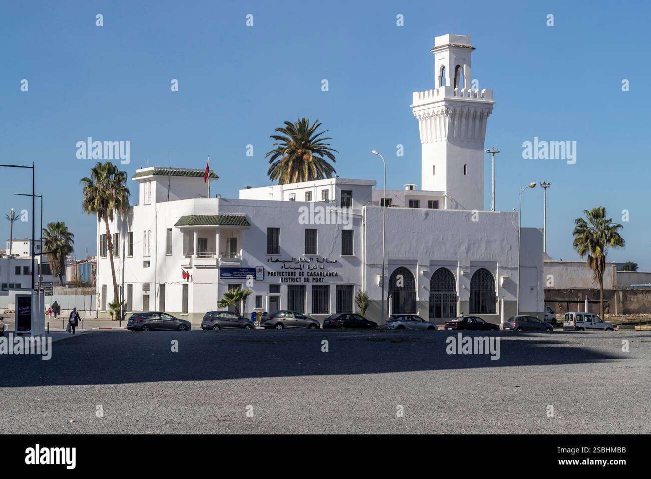 Präfektur Casablanca District du Port Stockfoto