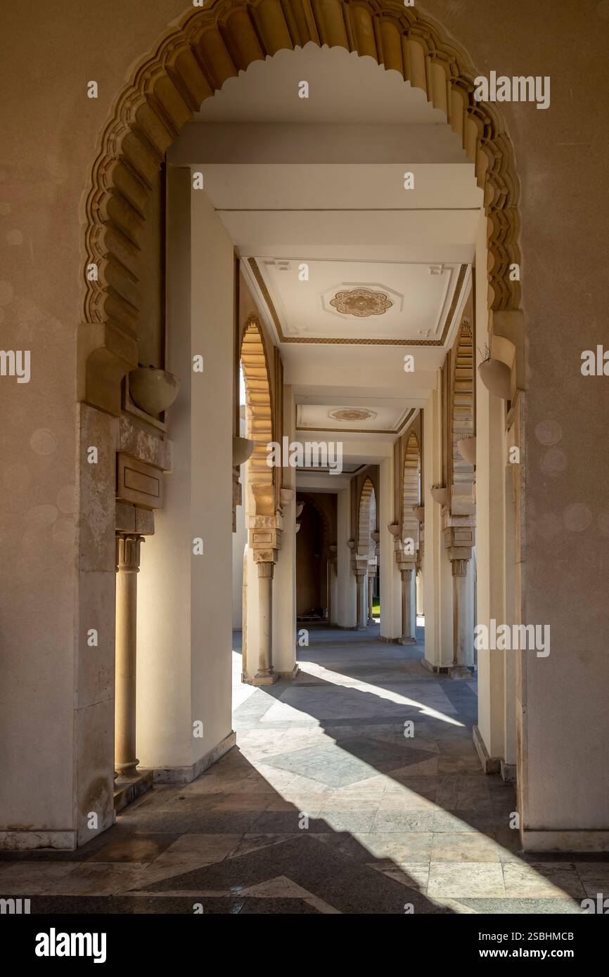 Exteria der Hassan 11 Moschee in Casablanca, Marokko. Stockfoto