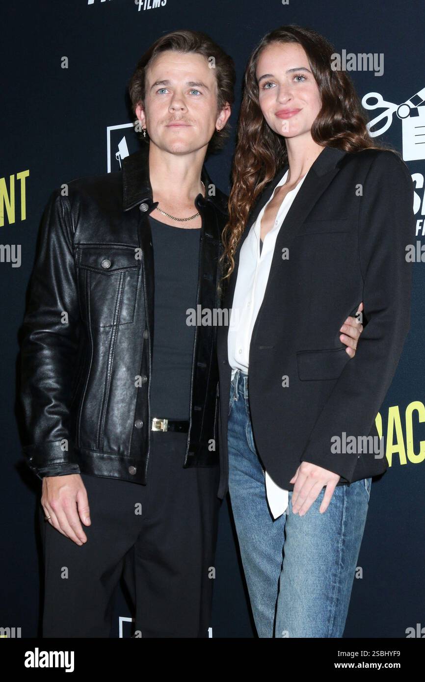 CA. 30. Januar 2025. John Owen Lowe, Harlan Drum at Arrivals for GRACE POINT Premiere, Regal Cinemas at LA Live, Los Angeles, CA, 30. Januar 2025. Quelle: Priscilla Grant/Everett Collection/Alamy Live News Stockfoto