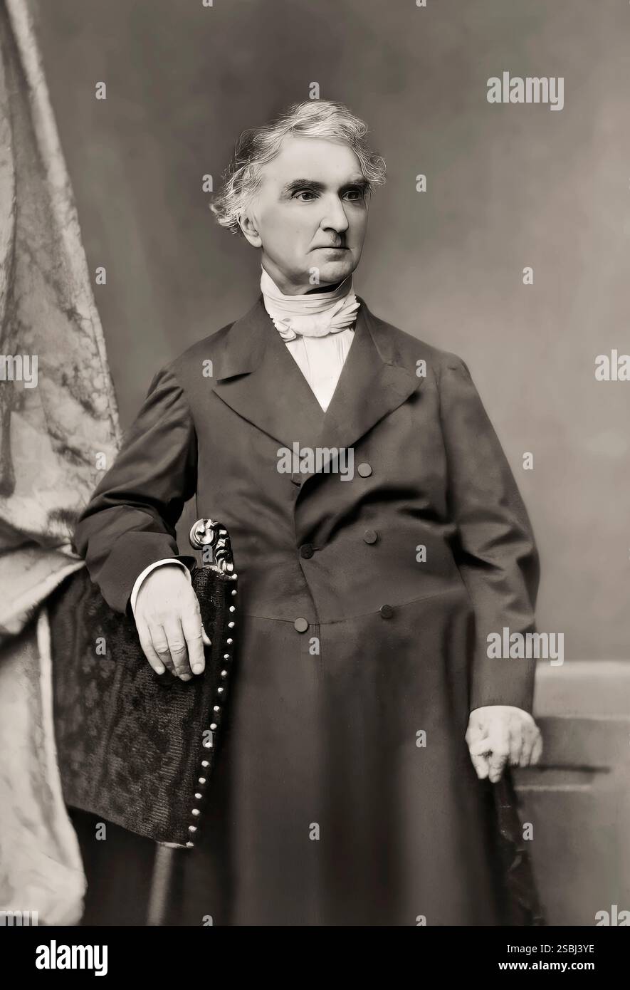 Justus Freiherr von Liebig, 1803–1873, deutscher Chemiker und Wissenschaftler, digital herausgegeben nach Hanfstaengl Stockfoto