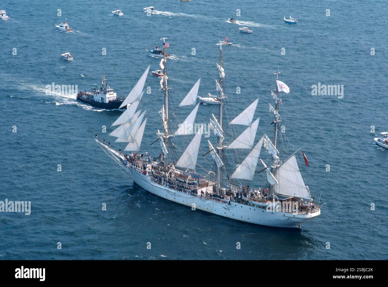 Tall Ships Bicentennial, NYC, 1976. Foto von Bernard Gotfryd. Stockfoto