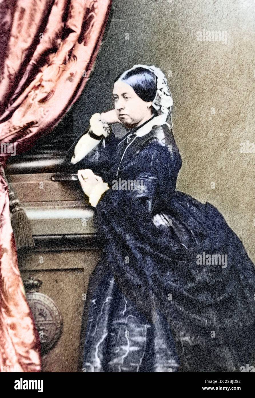 Victoria (* 24. Mai 1819 bis 22. Januar 1901) war Königin des Vereinigten Königreichs Großbritannien und Irland. Stockfoto