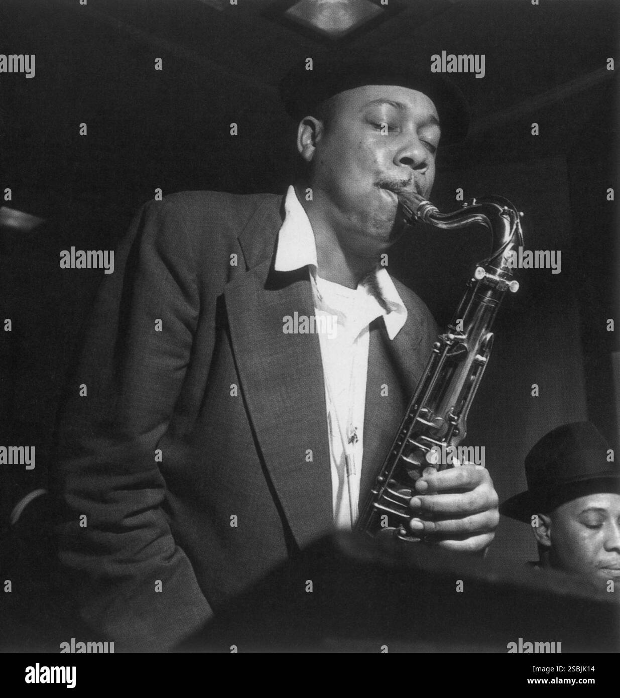 Lucky Thompson (1924 - 2005) und Lou Donaldson (* 1926). Thelonius Probe für die Monk Staffel vom 30. Mai 1952, NYC. Stockfoto