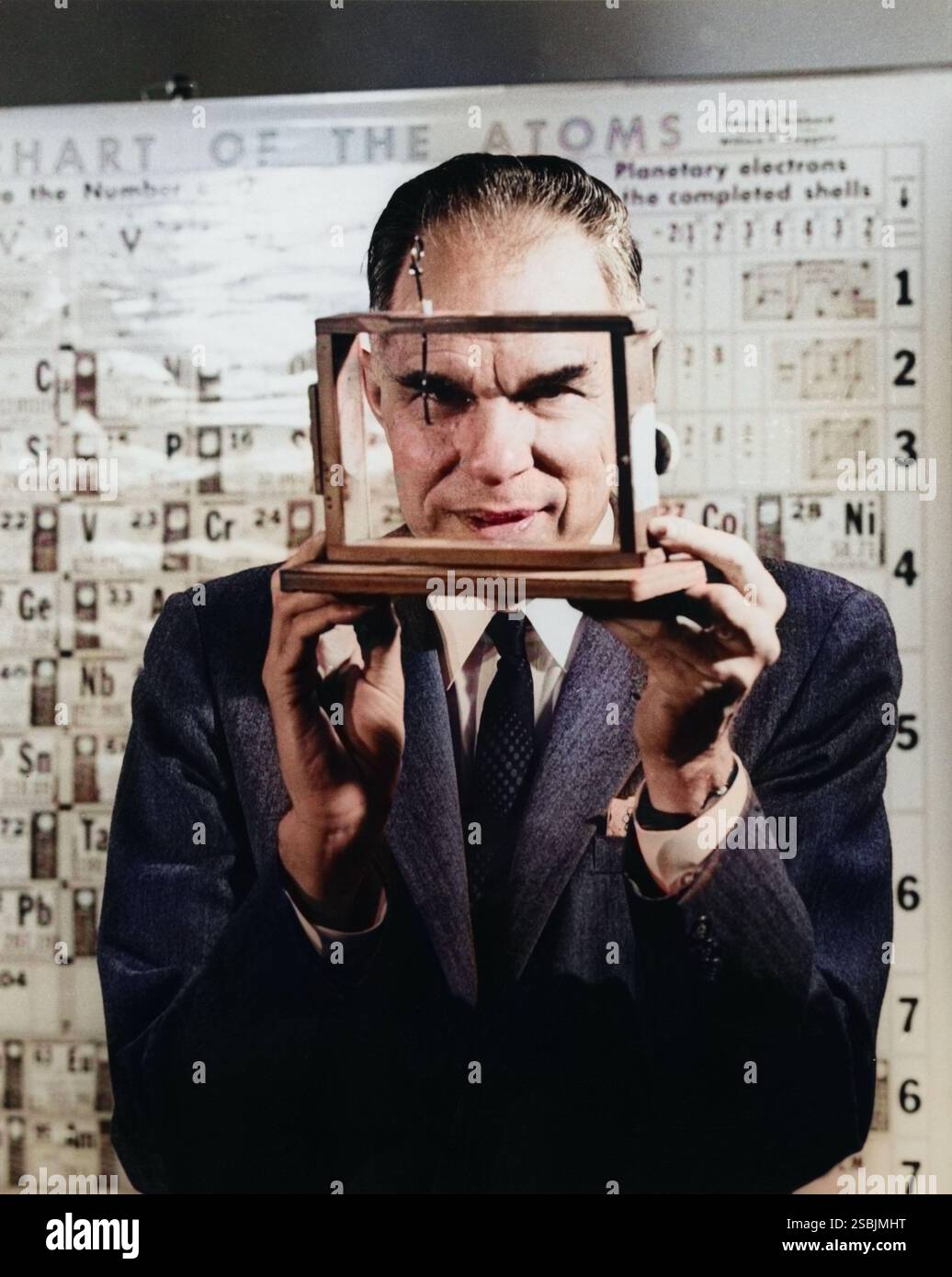 Glenn Theodore Seaborg (* 19. April 1912 bis 25. Februar 1999) US-amerikanischer Chemiker. Stockfoto