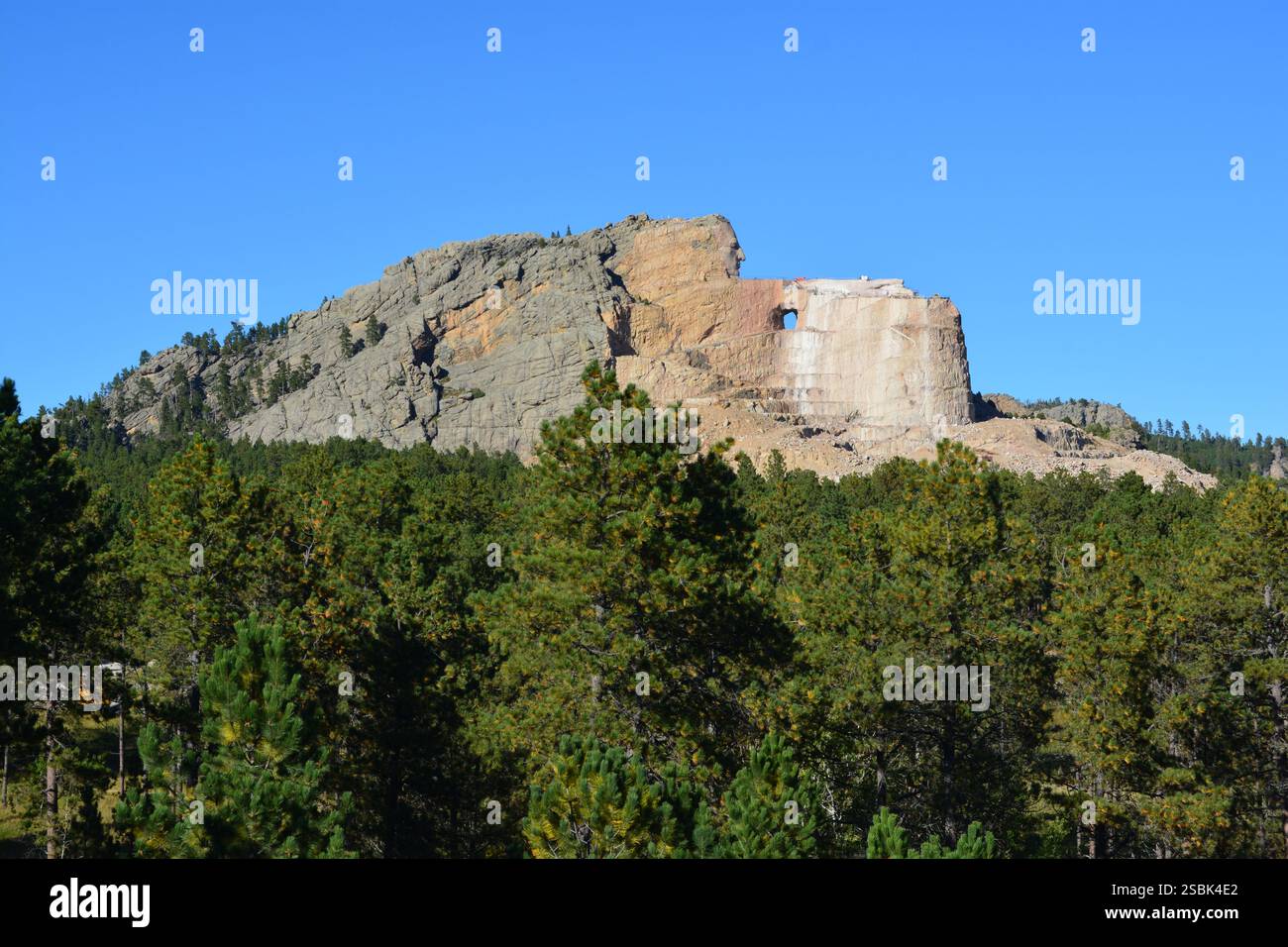 Crazy Horse Memorial South Dakota Stockfoto