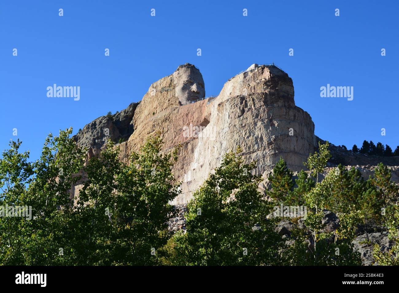 Crazy Horse Memorial South Dakota Stockfoto